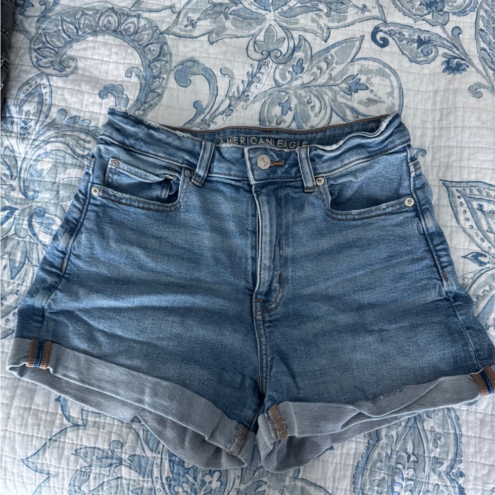 American Eagle Outfitters Women's Classic Blue Jean Shorts